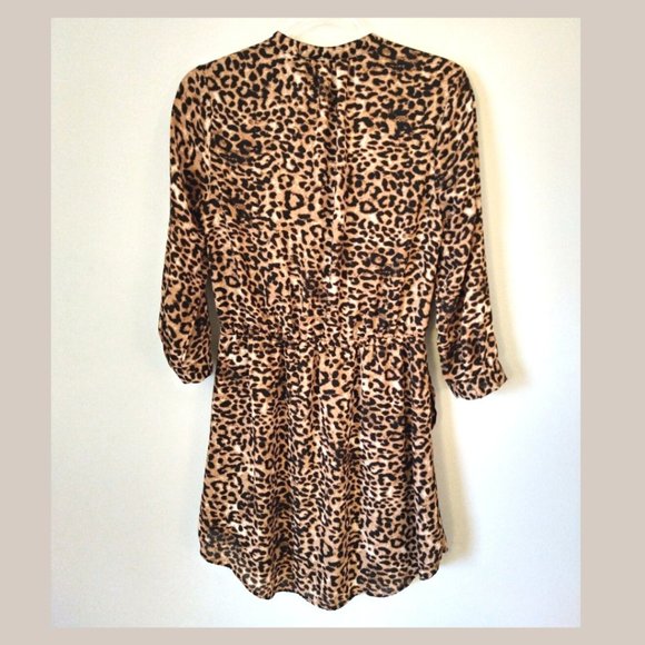 Leopard Print Dress- Office Casual, Sz Medium - Picture 3 of 4